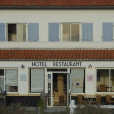 L'hôtel depuis la dune